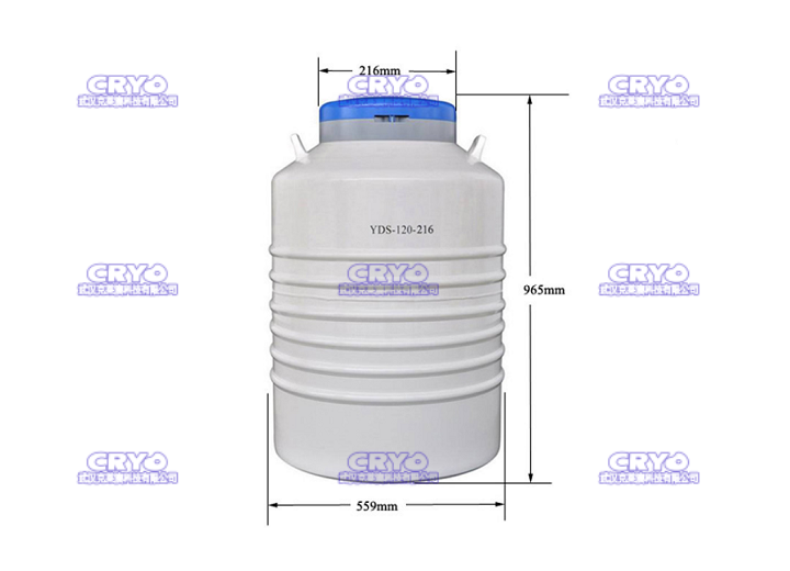 大口径铝合金液氮容器（YDS-120-216）